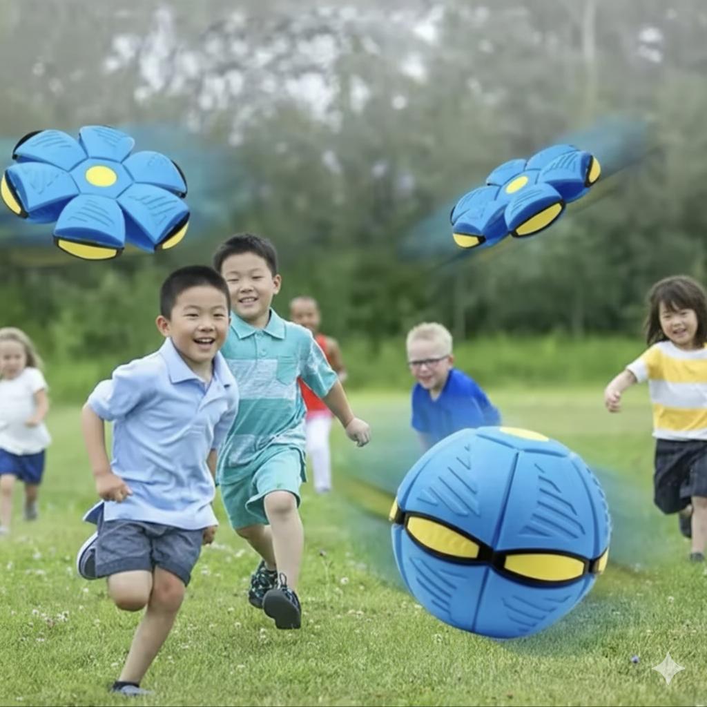 FlexiOrb™ - 子供もペットも夢中になる！変形フライングボール